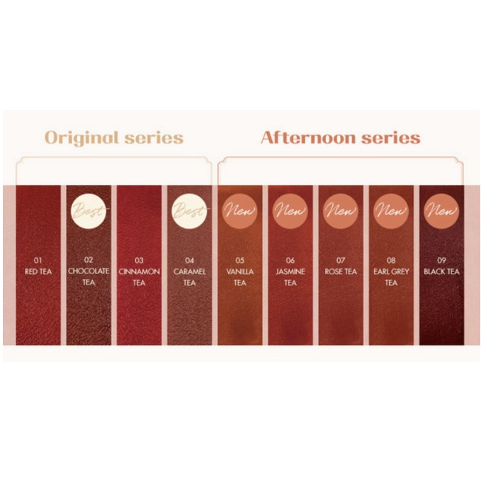 Son Kem Lì ROMAND Milk Tea Velvet Tint 4.4g