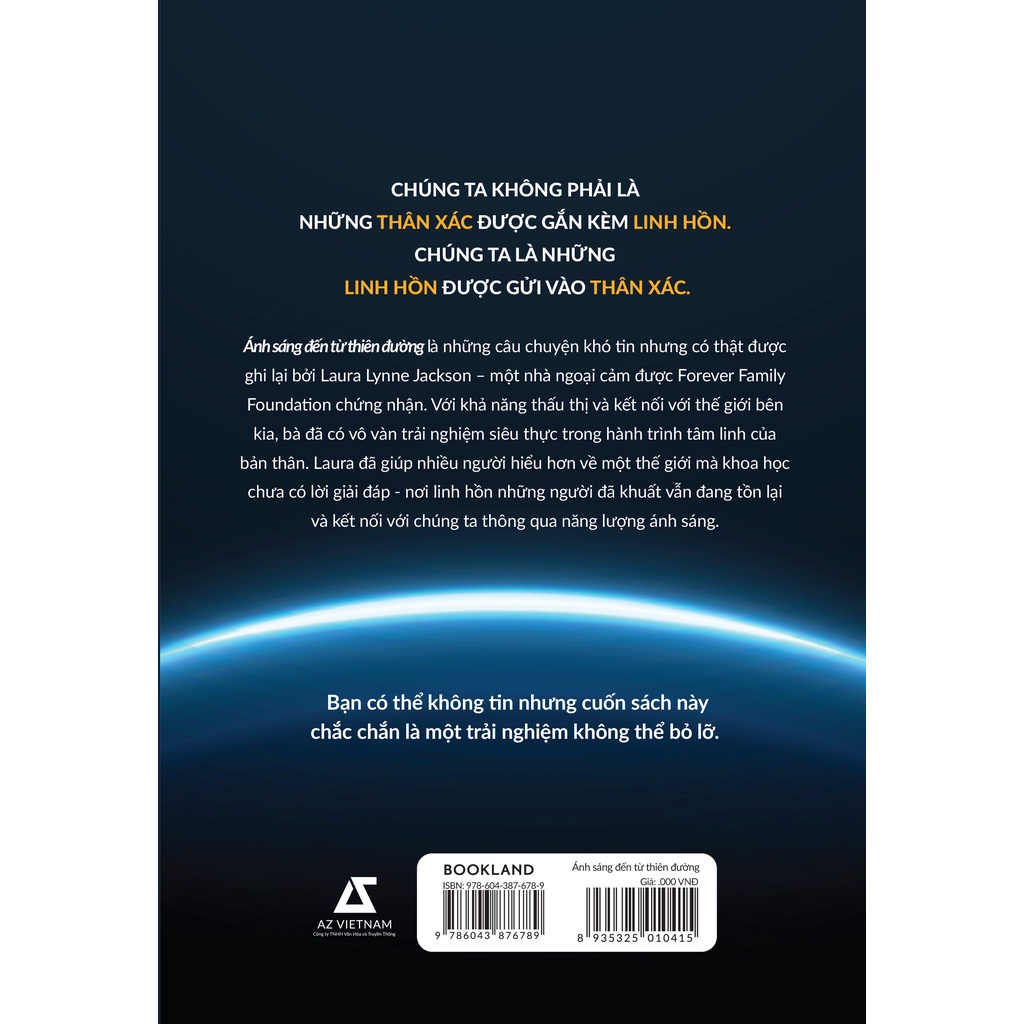 Sách - Ánh Sáng Đến Từ Thiên Đường - Laura Lynne Jackson