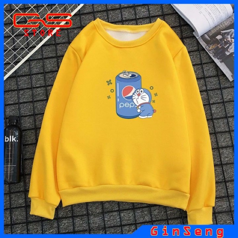 ÁO SWEATER NAM NỮ DOREMON PEPSI