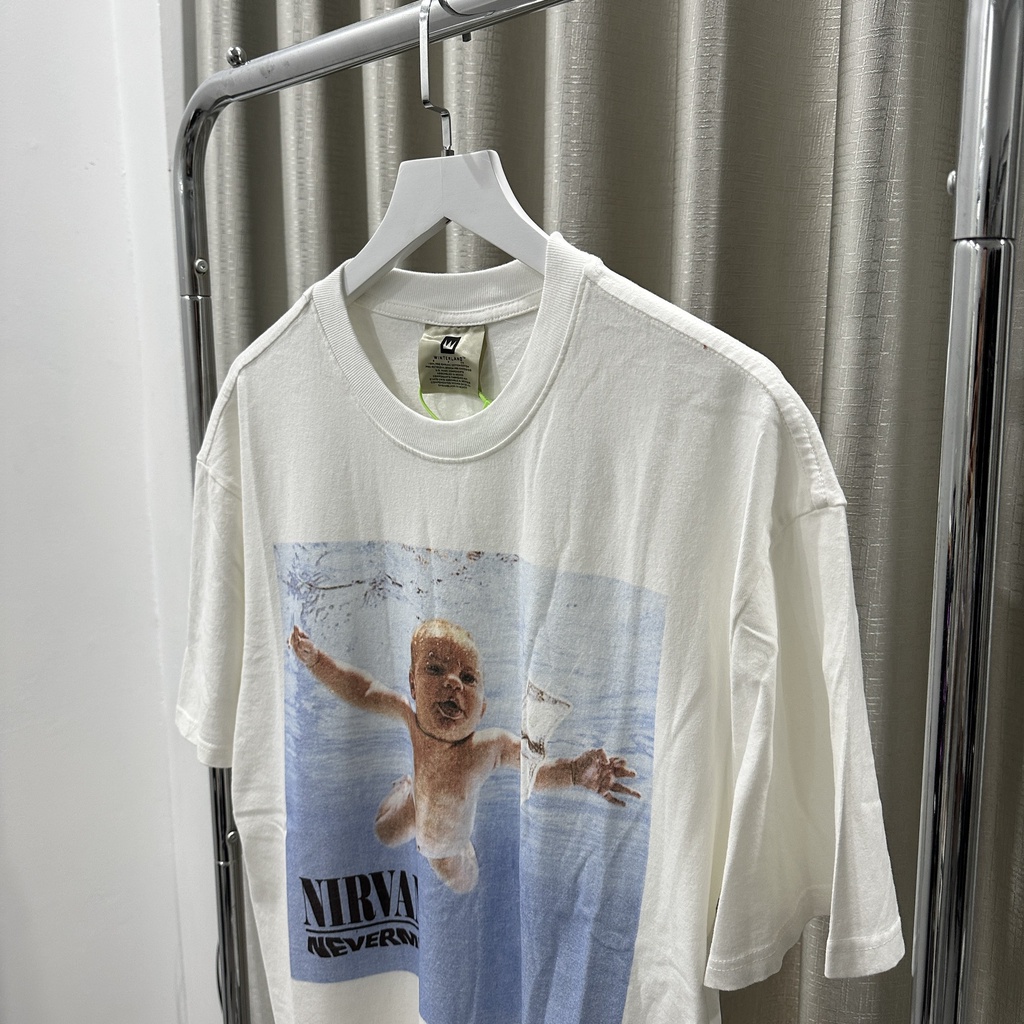⚡️-Áo Tee Nirvana Nevermind License T-Shirt,áo thun Nirvana cao cấp full túi tag