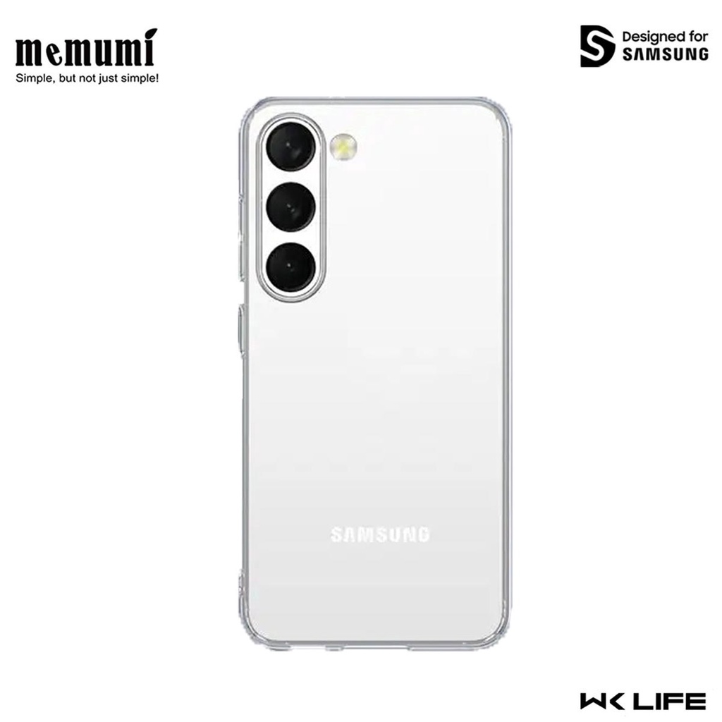 Ốp Samsung S23 / S23 Plus 5G Trong Suốt Không Ố Memumi Clear Bảo Hành Ố Vàng 12T