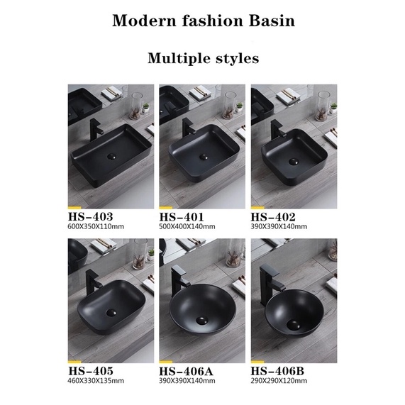 Chậu lavabo đen full đặt bàn đá men nano nung bảo hàng 10 năm