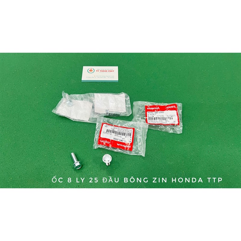 Ốc 8 ly 25 đầu bông khóa 12 zin honda ( 1 Con )
