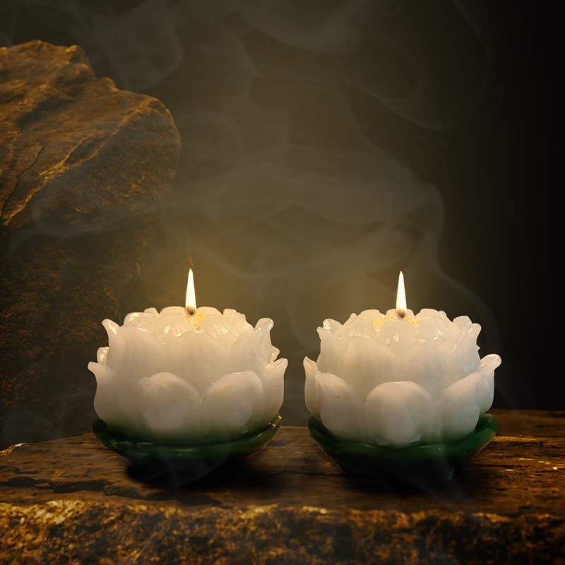 Nến đôi hoa sen 5 VIVIAN Vivian Vu's Candles sz 5