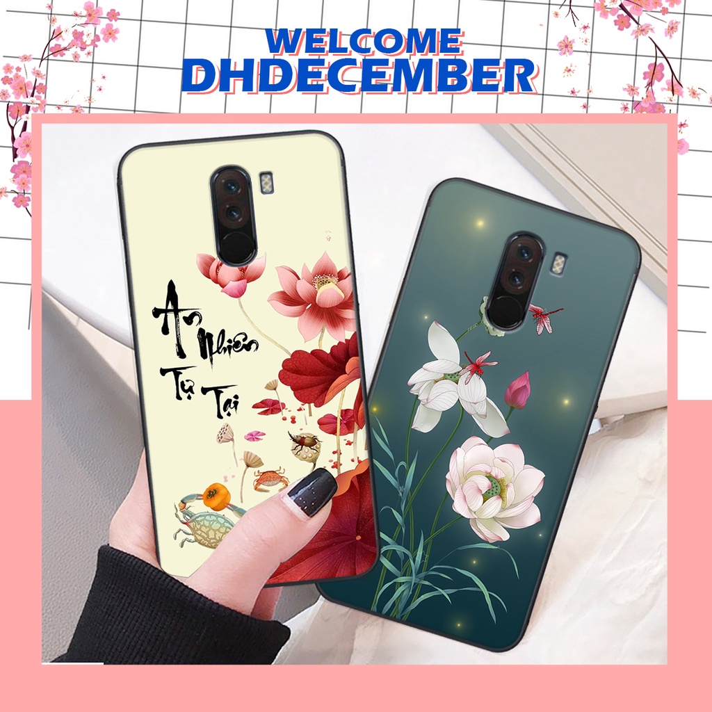 Ốp lưng Xiaomi POCO PHONE F1 in hình thư pháp tâm an vạn sự an ,mã đáo thành công SIÊU CHẤT
