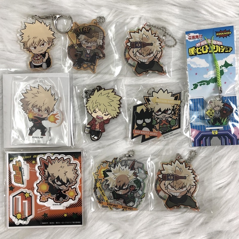 Móc khoá và standee chibi dễ thương của Bakugo My Hero Academia