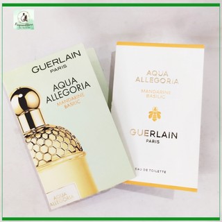 Vial Nước Hoa Guerlain Aqua Allegoria Mandarine Basilic