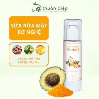 Sữa rửa mặt bơ nghệ sáng da mờ thâm Thuần Diệp