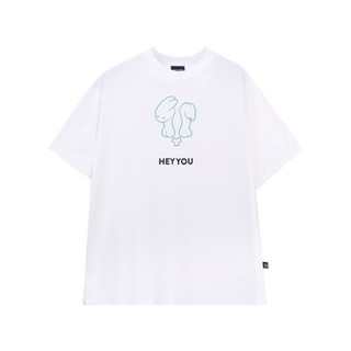 Áo thun Heyyou! Logo Version Bunny White