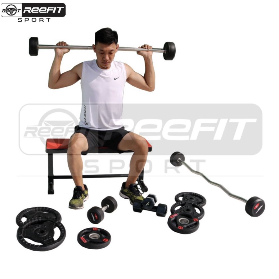 Tạ Đòn Thanh Thẳng & Ziczac Reefit 20kg