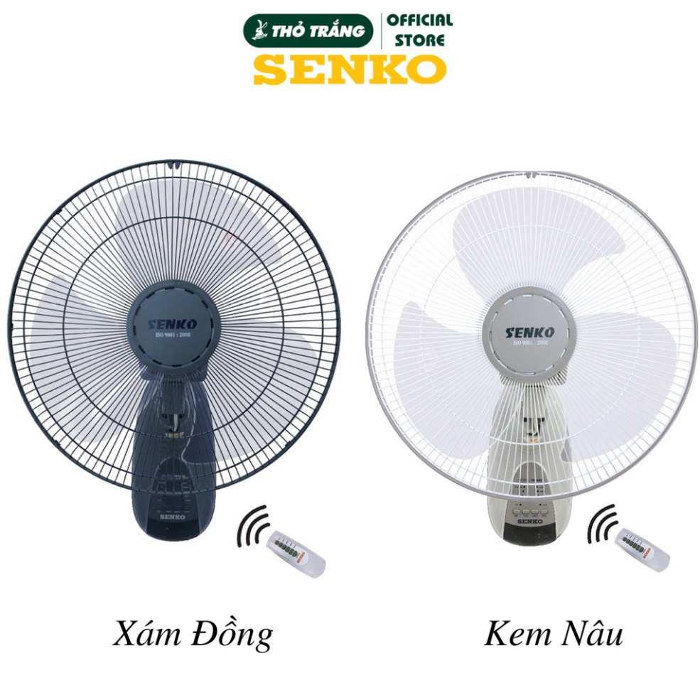 Quạt Treo Tường Có Điều Khiển Từ Xa TR1628 Thương Hiệu Senko- Giao Màu Ngẫu Nhiên