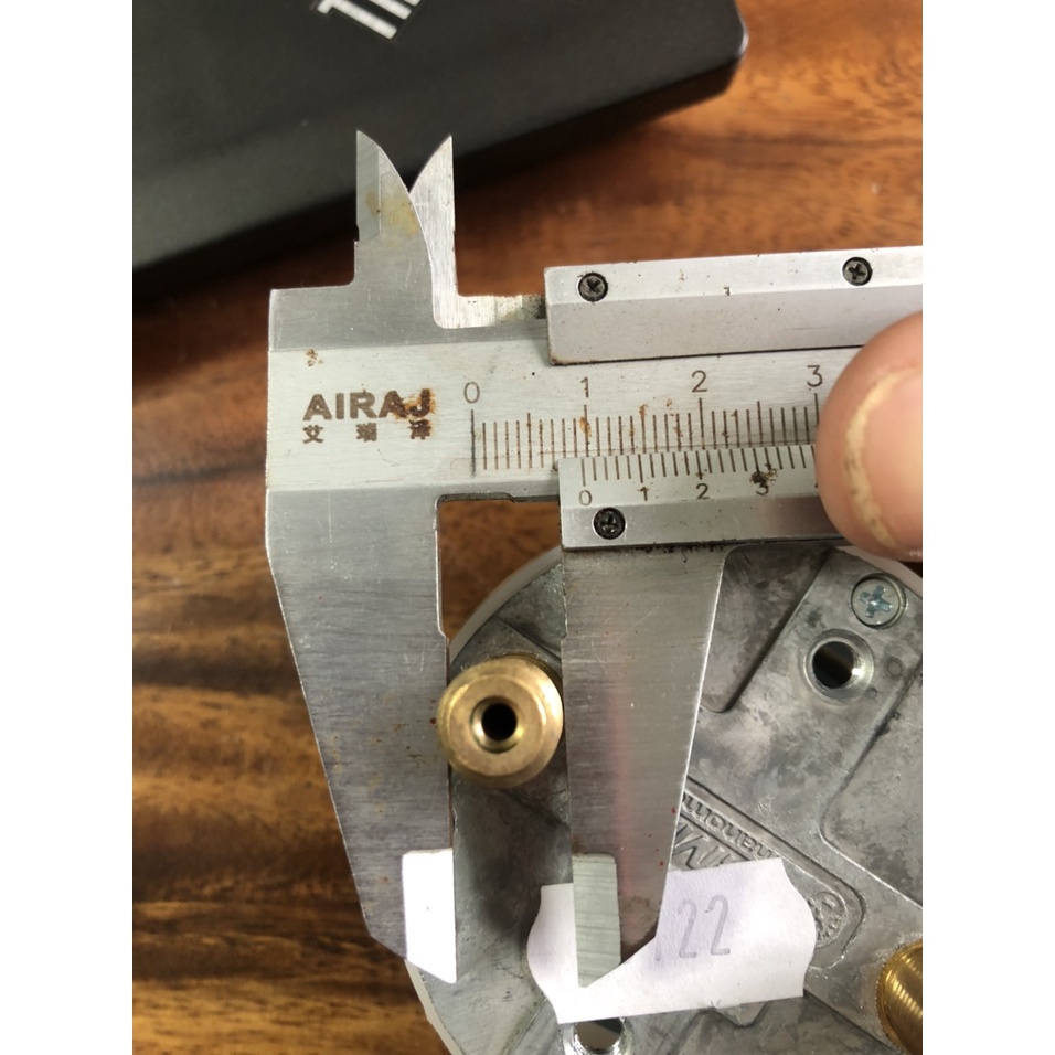 Đồng hồ áp suất hai kim đo 3 &15 Bar cho máy pha cà phê  dung cho máy nuova, BFC, Saremo