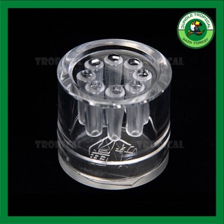 Bẫy sán acrylic siêu trong 8 lỗ - bẫy mini loại bỏ sán, bọ nước hồ cá thủy sinh - an toàn cá tép