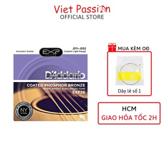 Dây đàn guitar acoustic D'addario EXP26 Chất lượng dây sắt Viet Passion HCM