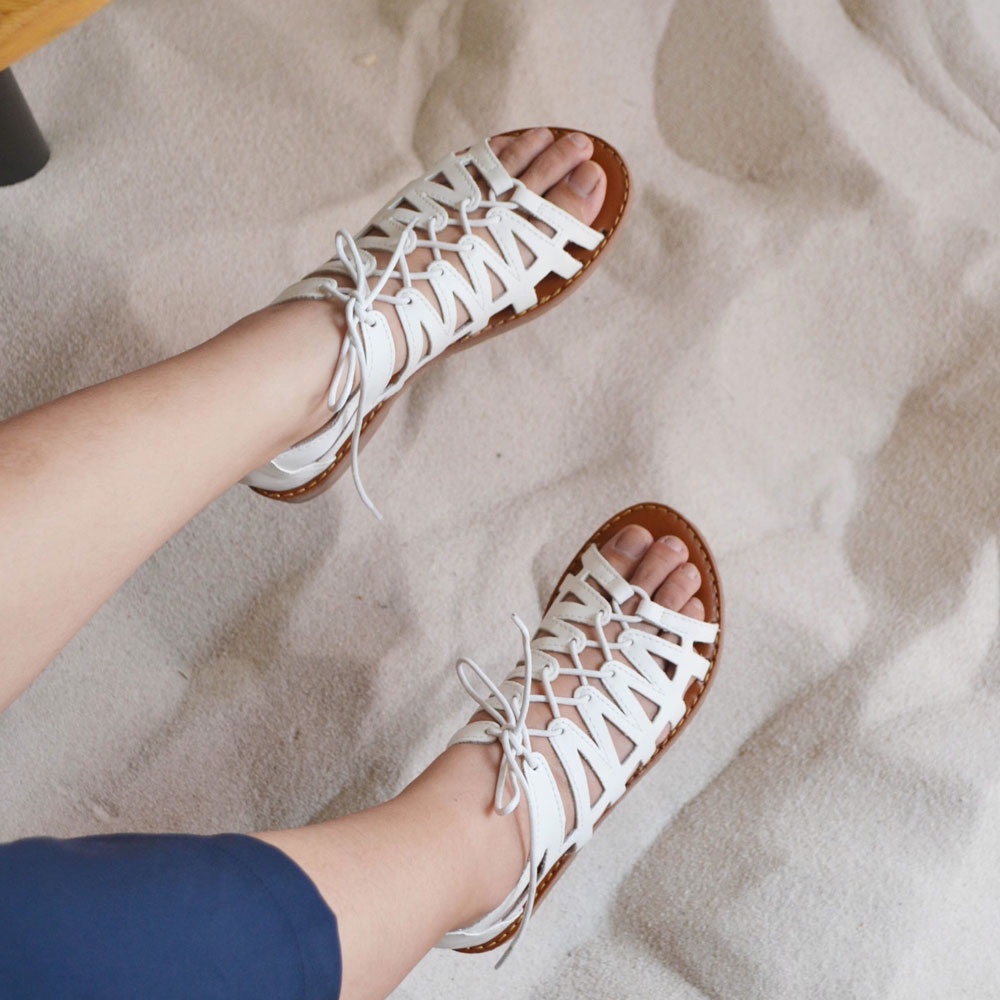 Giày dép đế trấu sandal nữ cột dây chiến binh Detaunisex phong cách văn phòng Birken êm chân - SX03