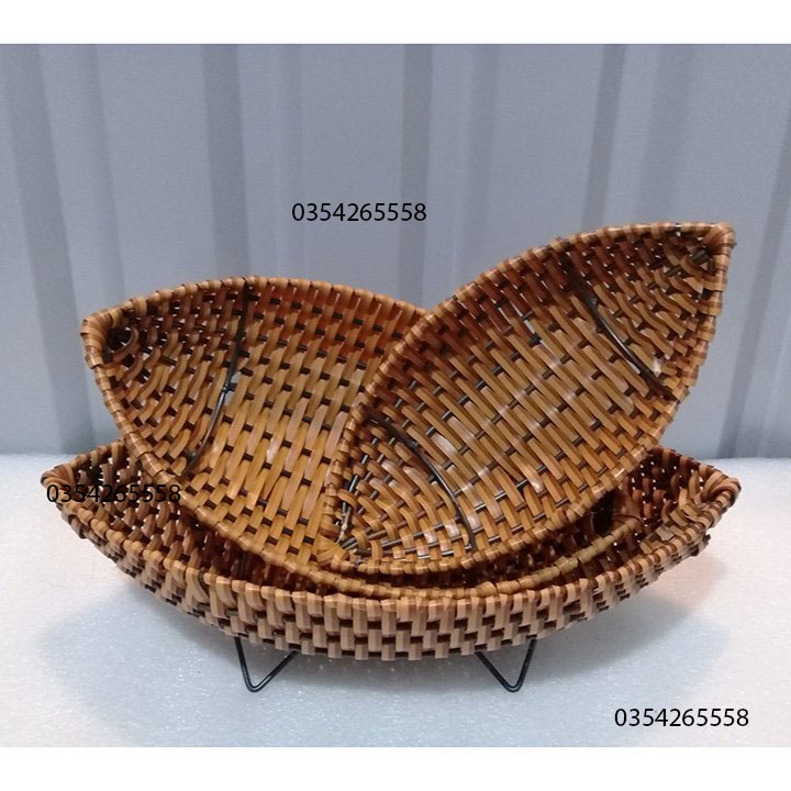 Khay nhựa hình thuyền-trang trí đồ ăn