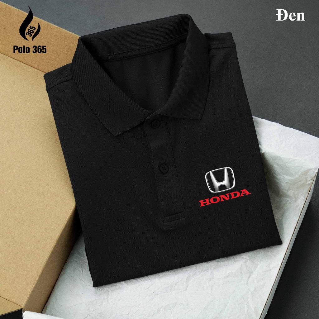 Áo thun Polo Honda - Áo polo các hãng xe chất cá sấu poly 4c - polo 365