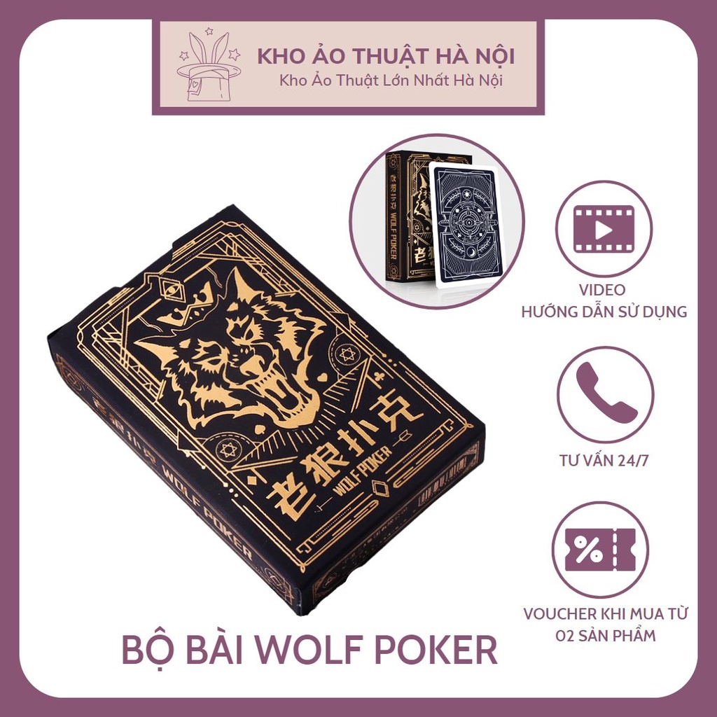 Bộ Bài Ảo Thuật Wolf Poker Ma Sói Werewolf 2 Trong 1 Boardgame Game Nhập Vai Giá Rẻ Dành Cho Biểu Diễn Đường Phố