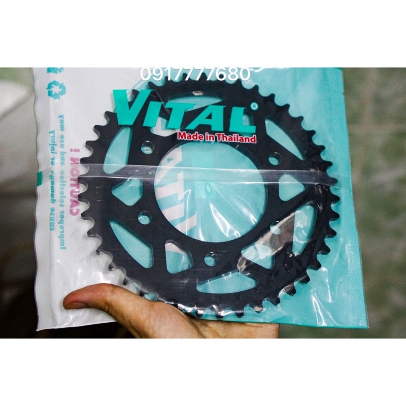 Nhông dĩa tải Exciter 150, Exciter 155, Ex 150, Ex 155, FZ 150 - NSD, Nhông sên dĩa VITAL chính hãng Thái Lan