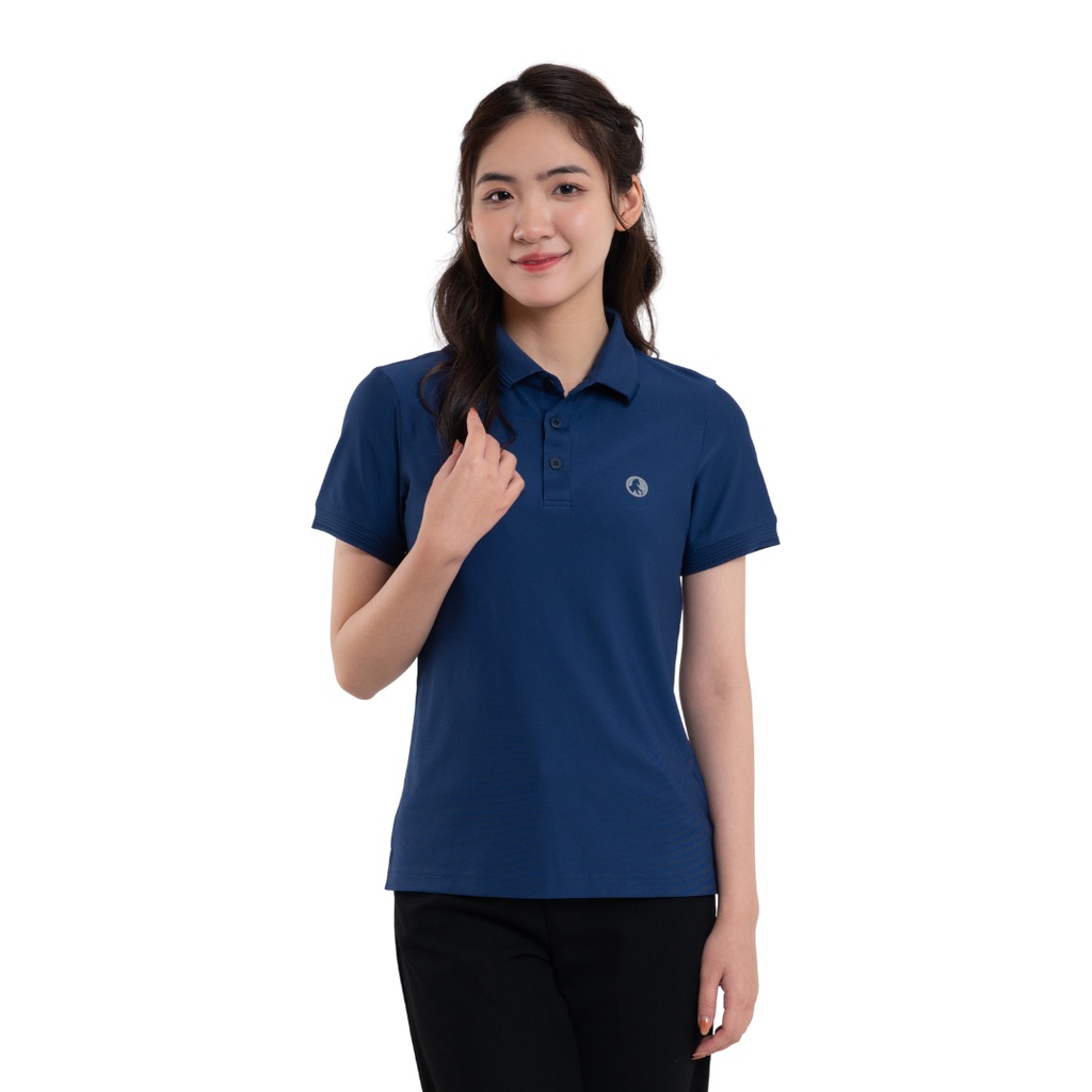 LAROMA Áo polo nữ basic trơn | Vải Coolmax làm mát