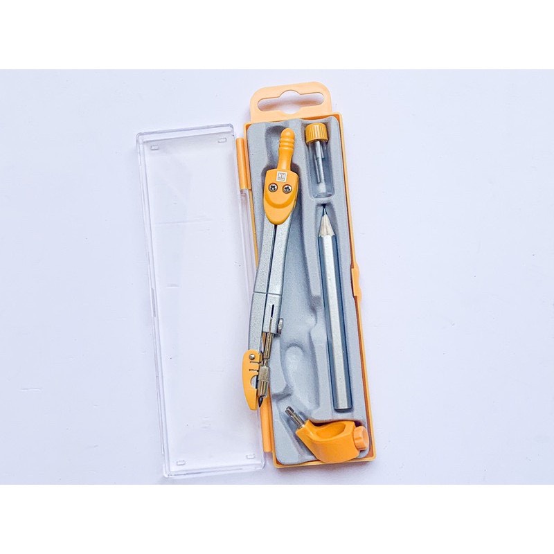 Compa kép SM04 hồng hà 3490( dùng cả chì kim, chì gỗ) - Màu ngẫu nhiên