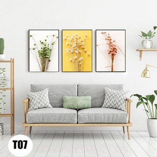 Bộ 3 tranh canvas khung gỗ thông [link 3]