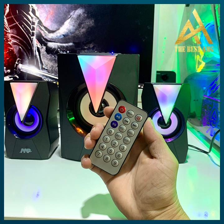 Loa Máy Tính Bluetooth Led Rgb 2.1 Kisonli TM-4000U Công Suất Lớn - Loa Vi Tính Để Bàn Có Dây Âm Thanh Cực Đỉnh