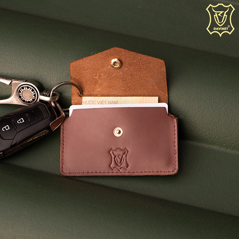 Ví móc khoá da bò Nappa Vmk23-01