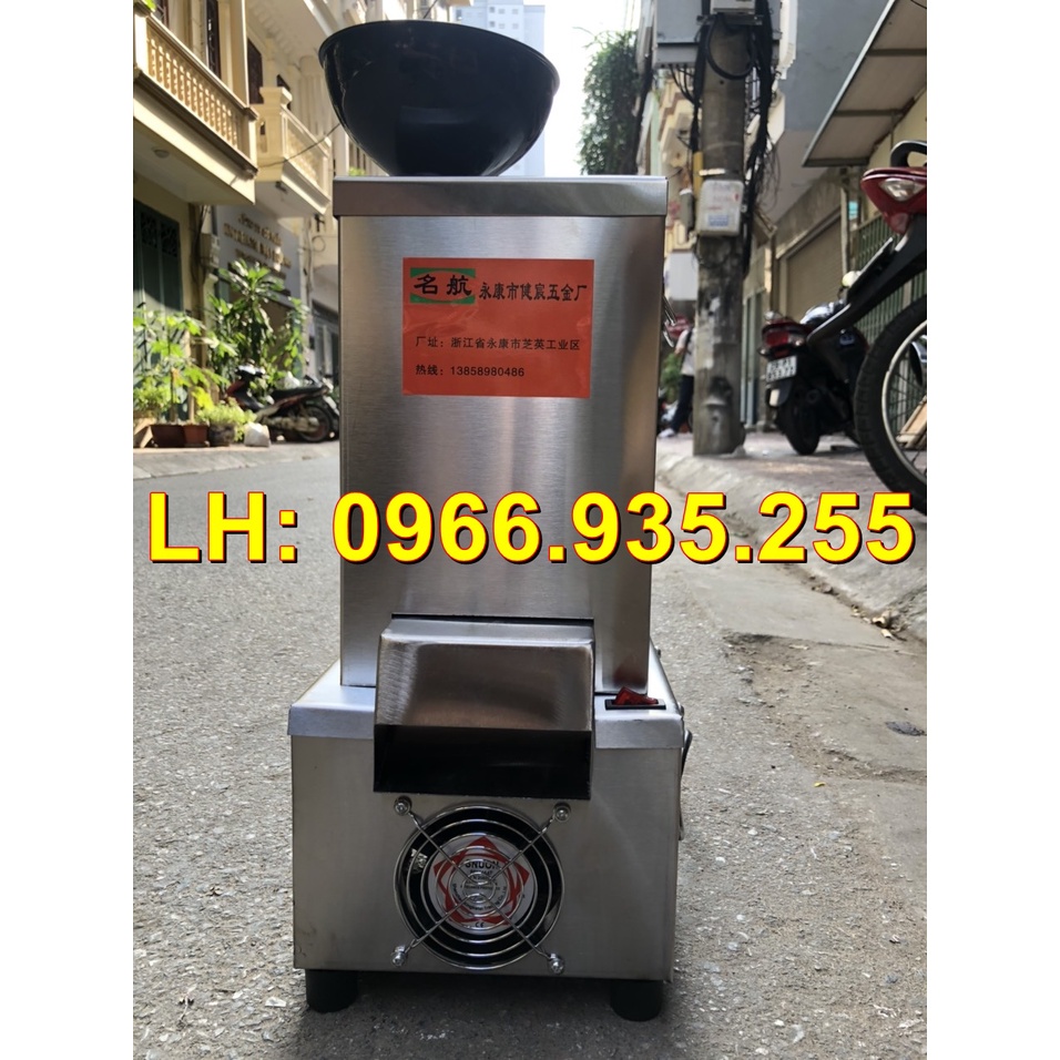 Máy bóc vỏ lạc inox năng suất 50kg/h