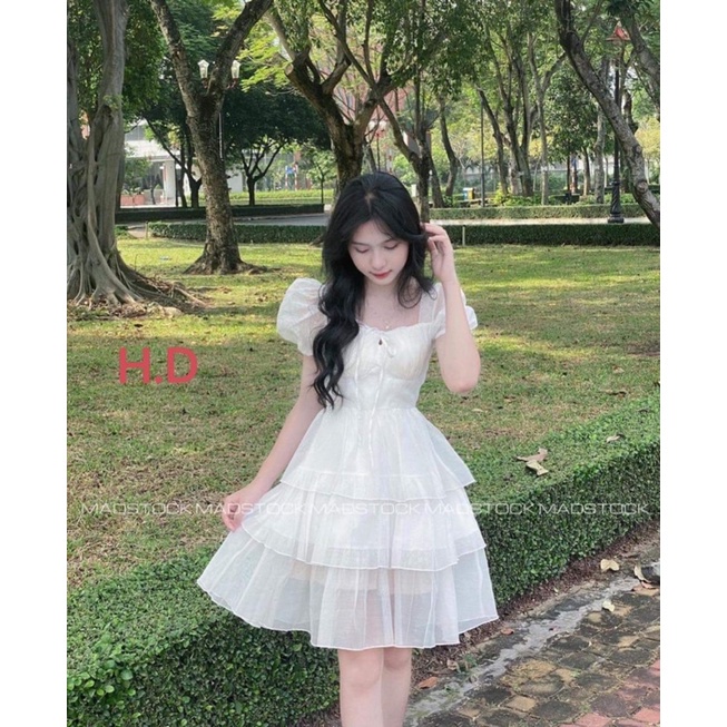 ĐẦM NGẮN 3 TẦNG CÓ ĐỆM NGỰC CỰC XINH TÔN DÁNG CHUẨN QUYẾN RŨ CHO CÁC CHỊ EM TT CNN