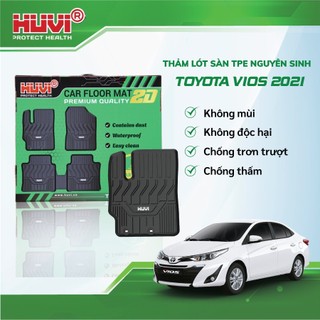 Thảm lót sàn toyota vios cao cấp huvi tặng kèm bọc vô lăng spaco nhập khẩu từ ý
