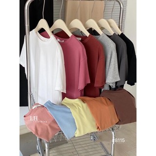 KAYY. Pull trơn cộc tay cổ tròn - A115