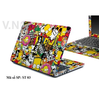 Decal dán laptop Sticker VNO SKIN cao cấp dành cho các dòng laptop  