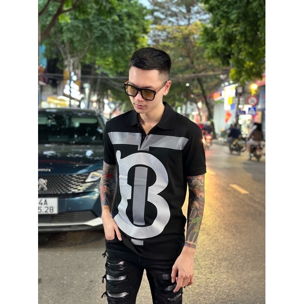 Áo polo thêu cổ BBR siêu nét - Áo phông có cổ đơn giản dễ phối đồ