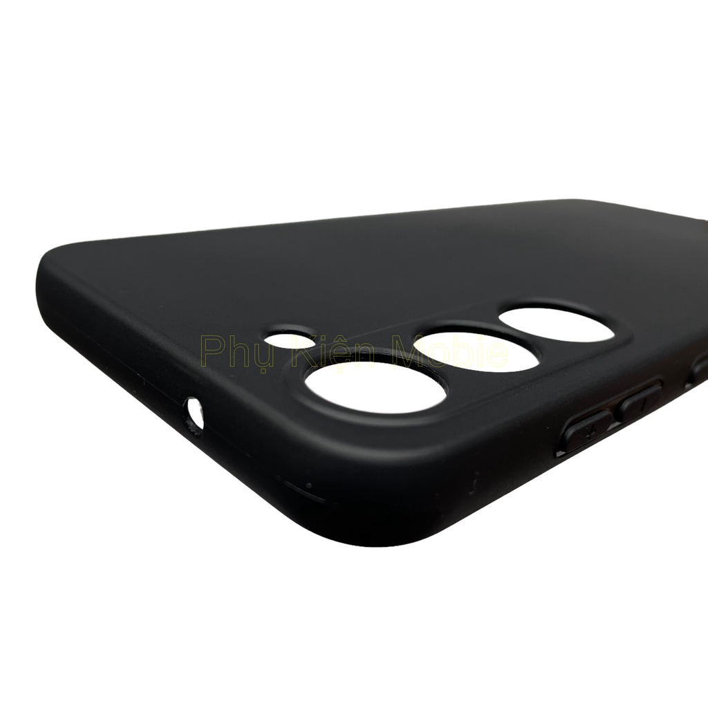 Ốp lưng silicon đen nhám cho Samsung Galaxy S23/ S23 Plus không bám vân tay, khoét riêng từng mắt camera.