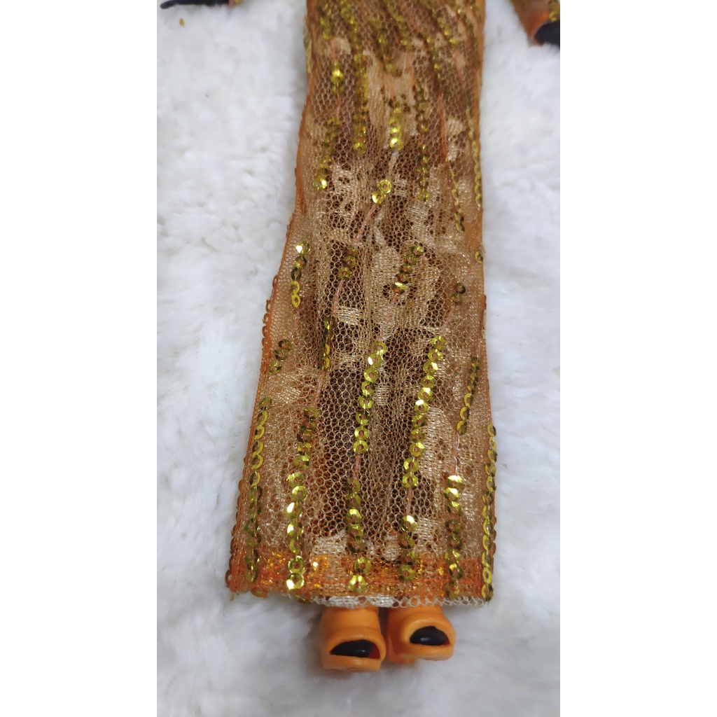 Váy dạ hội búp bê barbie thiết kế + kèm giày