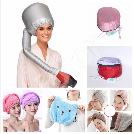 [5❤️][FREESHIP] MŨ HẤP DẦU, HẤP TÓC DÙNG MÁY SẤY TẠI NHÀ [HCM]