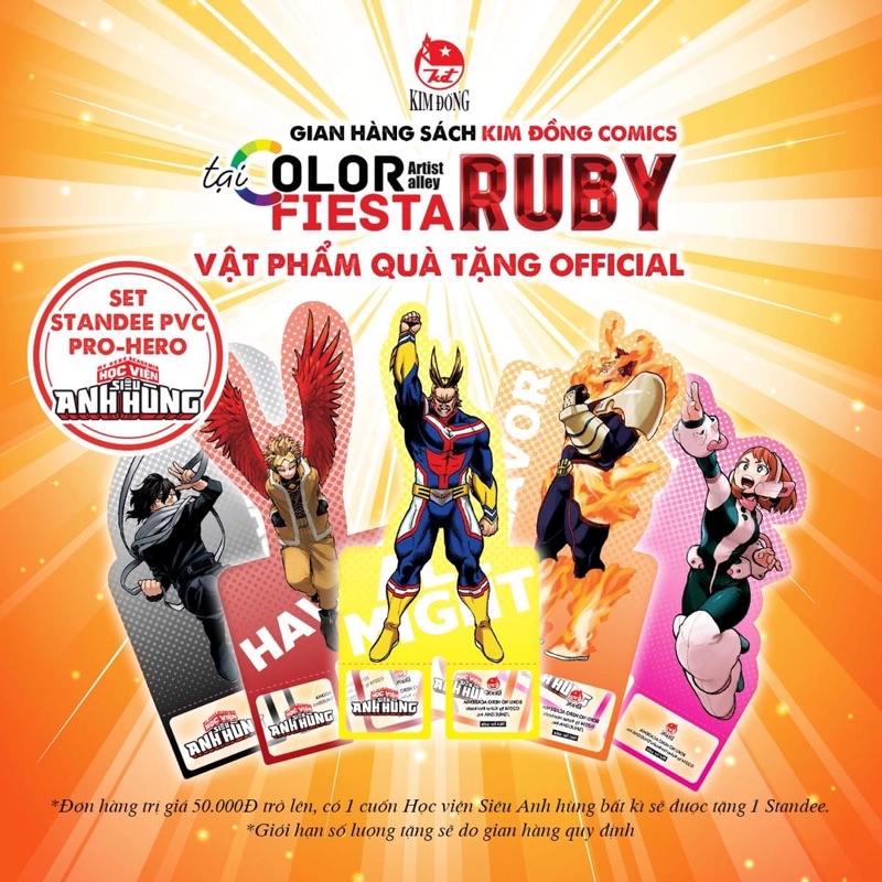 Học Viện Siêu Anh Hùng - Một Số Phụ Kiện: Standee, Poster, Bookmark, Bìa Áo - MY HERO ACADEMIA - Limited - Notebook
