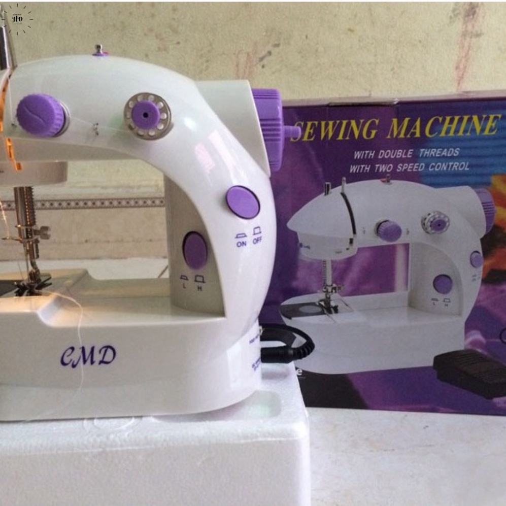 Máy May Mini Để Bàn Gia Đình - Máy Khâu Cầm Tay Mini Gia Đình Siêu Tiện Lợi . HD