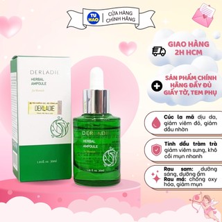 Tinh Chất Tràm Trà Giảm Mụn Serum Derladie Herbal Ampoule For Blemish 30ml - Từ Hảo