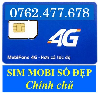 Sim sảnh tiến 678 dể nhớ giá lại rẻ, sim mobi chính chủ