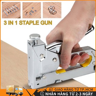 【🧡FREESHIP/HCM】Súng bắn ghim đa năng, Kìm bắn đinh ghim cầm tay 3 trong 1 có tăng lực, bấm cả 3 kiểu ghim