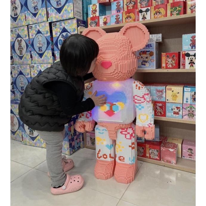 Đồ chơi le.go bearbrick- Đồ chơi xếp hình gấu Bearbrick size to sll