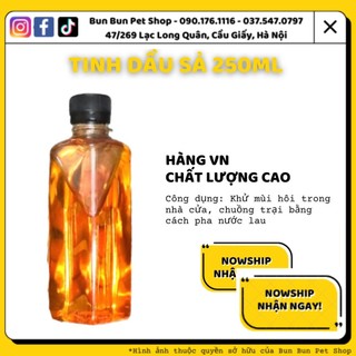 Tinh dầu sả khử mùi hôi cún mèo