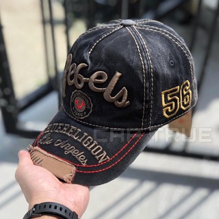 Nón kết, mũ lưỡi trai ông địa rebels 56 vải kaki xịn siêu ngầu