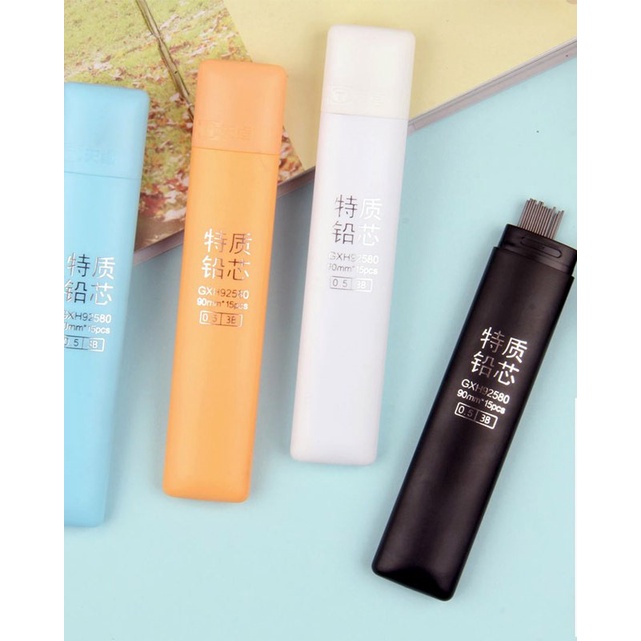 Bút Chì kim Màu pastel 0.5  Bút chì bấm vỏ pastel văn phòng phẩm