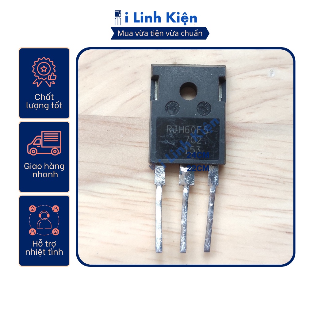 RJH60F5 60F IGBT máy hàn, bếp từ 80A 600V nguyên bản tháo máy chất lượng tốt .