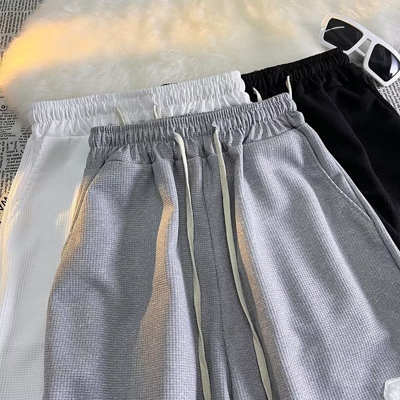 Quần short Nam Nữ mùa hè - APT Unisex - Quần đùi chữ C phiên bản Hàn Quốc, xu hướng ins quần ống rộng dây rút thẳng