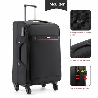 Vali vải Oxford nam công suất lớn vali ngoại cỡ xe đẩy vali vải vali vali nữ doanh nhân mã hộp