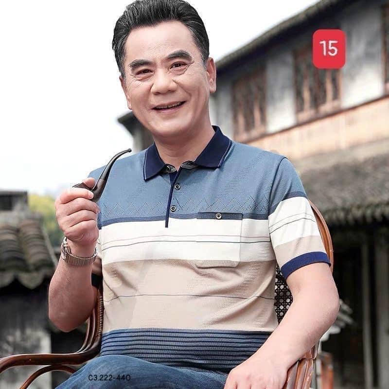 ÁO POLO TRUNG NIÊN HÀNG QUẢNG CHÂU CHẤT ĐẸP
